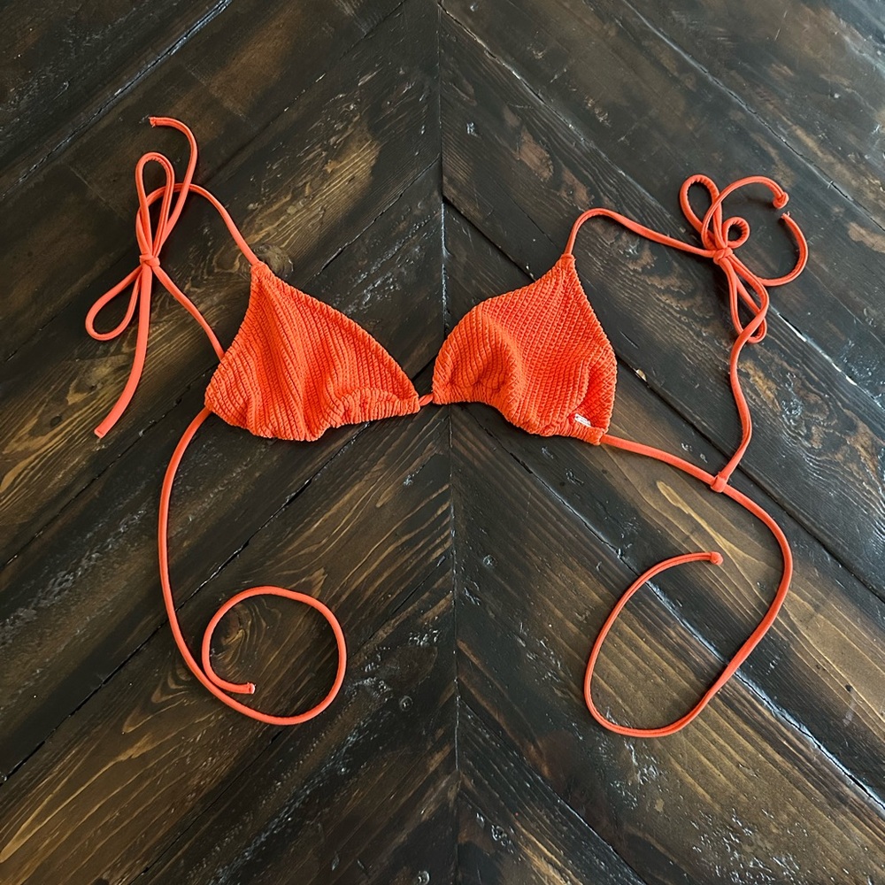 Pink Victoria Secret Orange Bikini Top